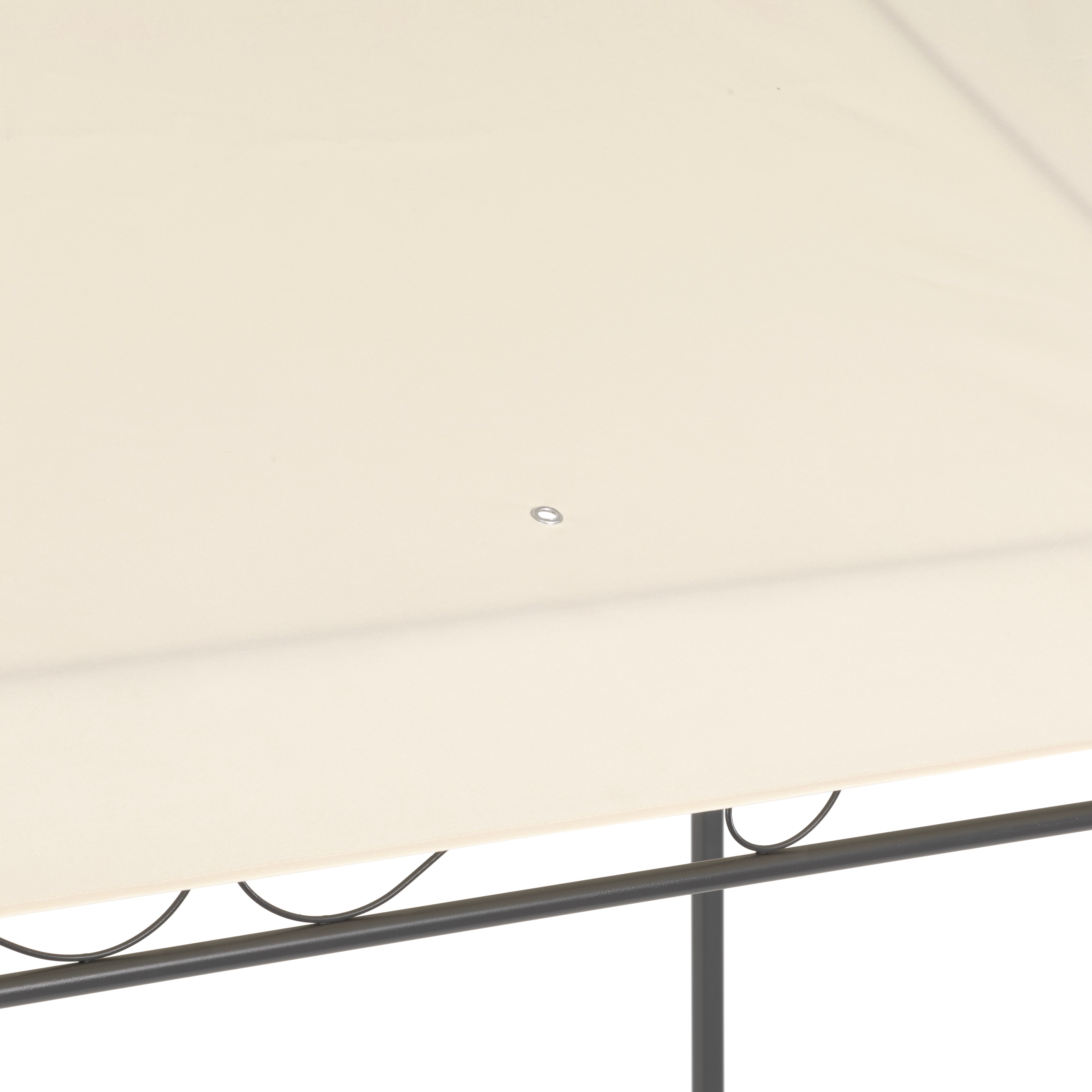 VESTIAMO CASA GIARDINO - Gazebo con telo Ecrù 3x3 metri